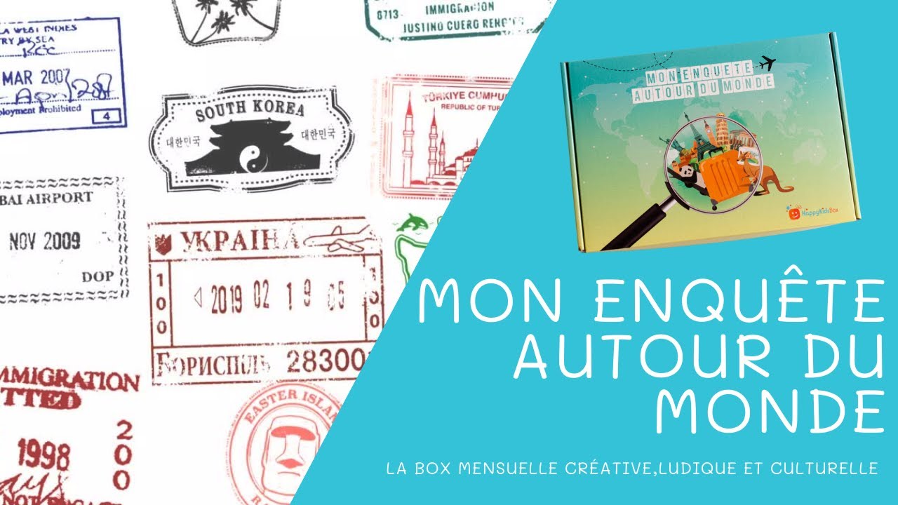 La box mensuelle - Mon enquête autour du monde -