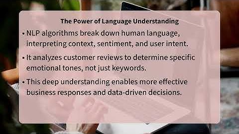 How Does NLP Enhance Business Efficiency?