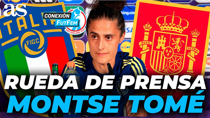 EN DIRECTO: RUEDA DE PRENSA MONTSE TOMÉ PATRI GUIJARRO  ITALIA 1 - ESPAÑA 2 EUROCOPA FEMENINA