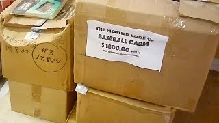 BUYING A LARGE COLLECTION OF 1970s CARDS AT A THRIFT STORE