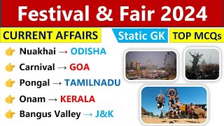 Festival & Fairs 2024 Current Affairs | Important Festivals | Current Affairs 2024