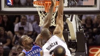 Duncan's BIG slam on Ibaka!