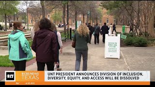 UNT president announces Division of Inclusion, Diversity, Equity and Access will be dissolved