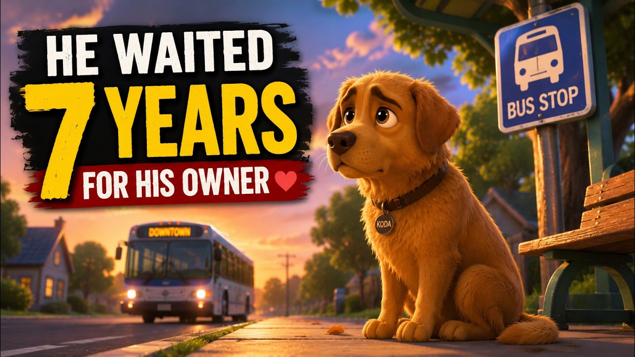The Dog Who Waited 7 Years for His Missing Owner | Slow English Cartoon ...