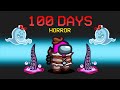 100 Days on Horror Island in Among Us