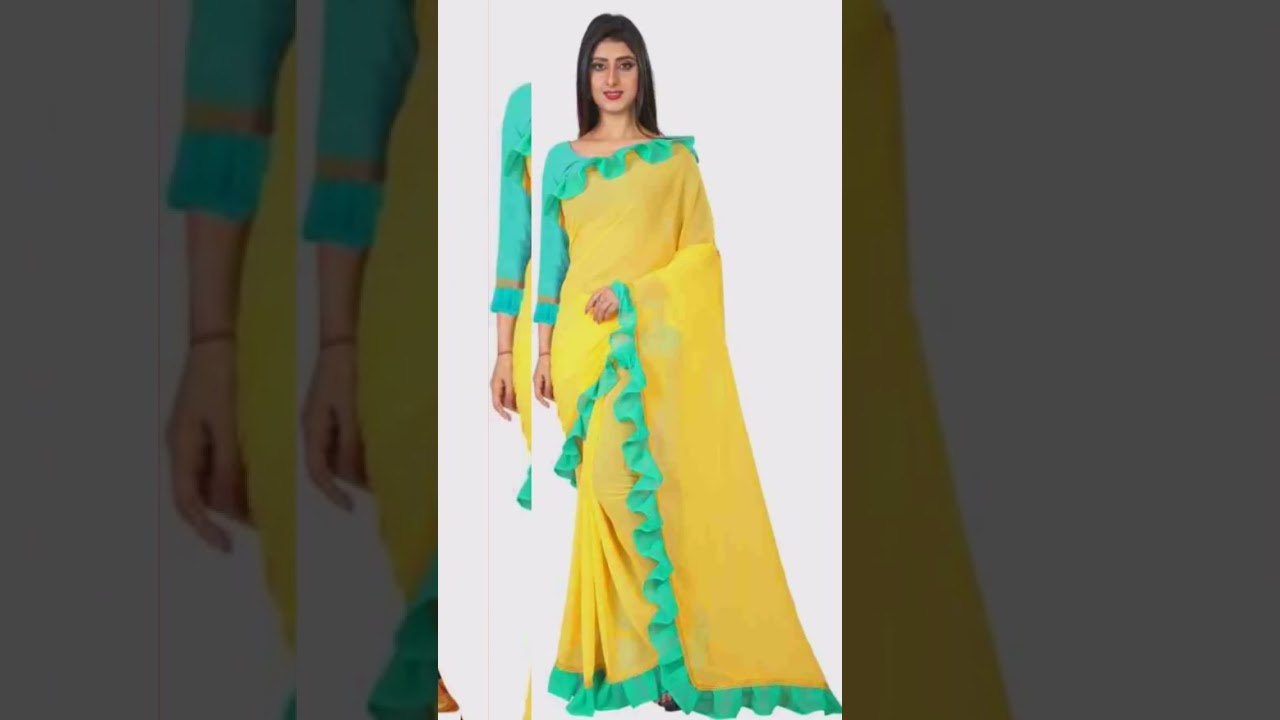 Frill/Ruffle saree collection 