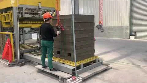 How to pack block with forklift holes