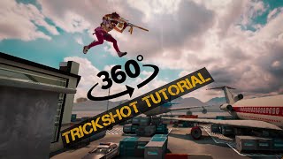 TUTORIAL ON HOW TO TRICKSHOT IN CODM (360 GOD)