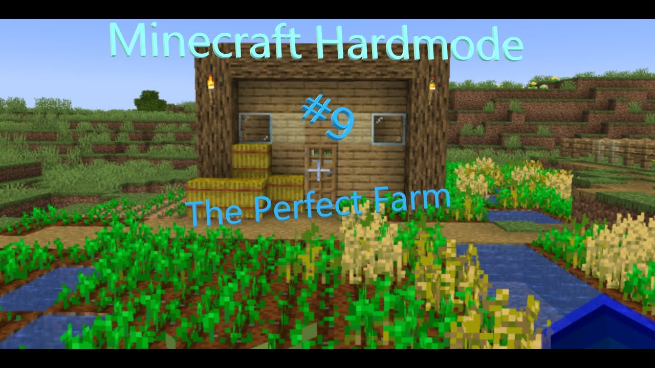The Perfect Farm + COAL | Minecraft Hardmode #9 - YouTube