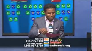 2014 Easter Seals Provincial Telethon - 10:30 -11:00 a.m.