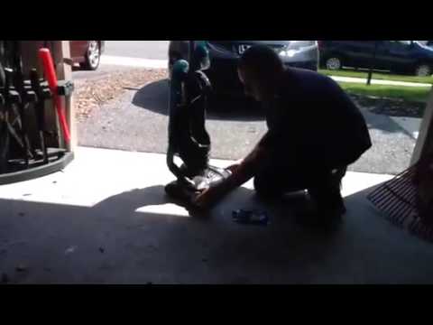 changing belt on eureka vacuum