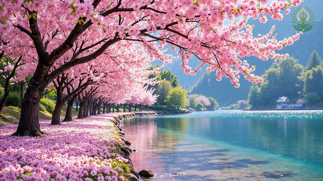 💫 Relaxing Piano Music with Calming Rain and Birds - Nature’s Healing Harmony ☘️🌷🎼