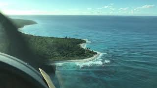 Vuelo y aterrizaje en la Reserva Natural Isla de Mona, Puerto Rico en Cessna Caravan 208