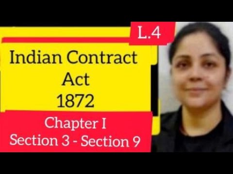 Section 3 - Section 9 of Contract Act | Communication, Acceptance and Revocation #contractact1872