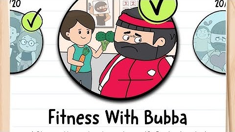 Brain Test 2 : Fitness With Bubba level 1 to 20 walkthrough solutions gameplay