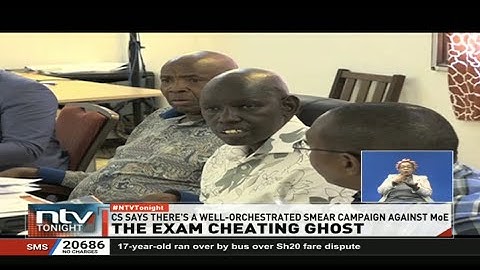 Education CS Machogu insists there was no cheating in KCSE 2022