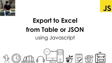 Export Excel from HTML Table or JSON using Javascript | JQuery | Dharanz