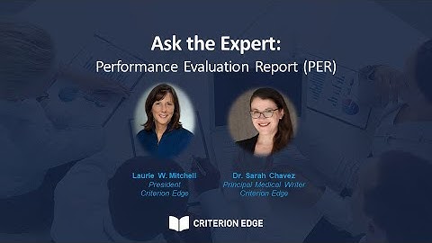 Ask the Expert: Performance Evaluation Report Session 1