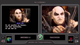 Mortal Kombat Mythologies: Sub-Zero (Nintendo 64 vs Playstation) All  Cutscenes Comparison
