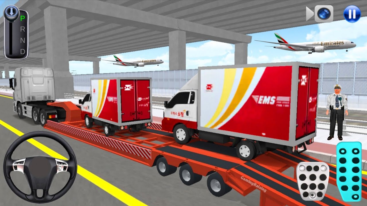 Bullet Train Crash Kia Pickup Cargo Trucks🚄🚚Trailer Truck Transport to Car Wash - 3D Driving Class