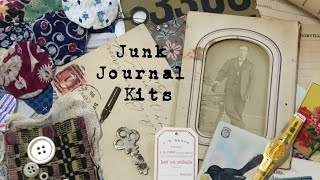 Junk Journal Mixed Media Kits & GIVEAWAY (see below)