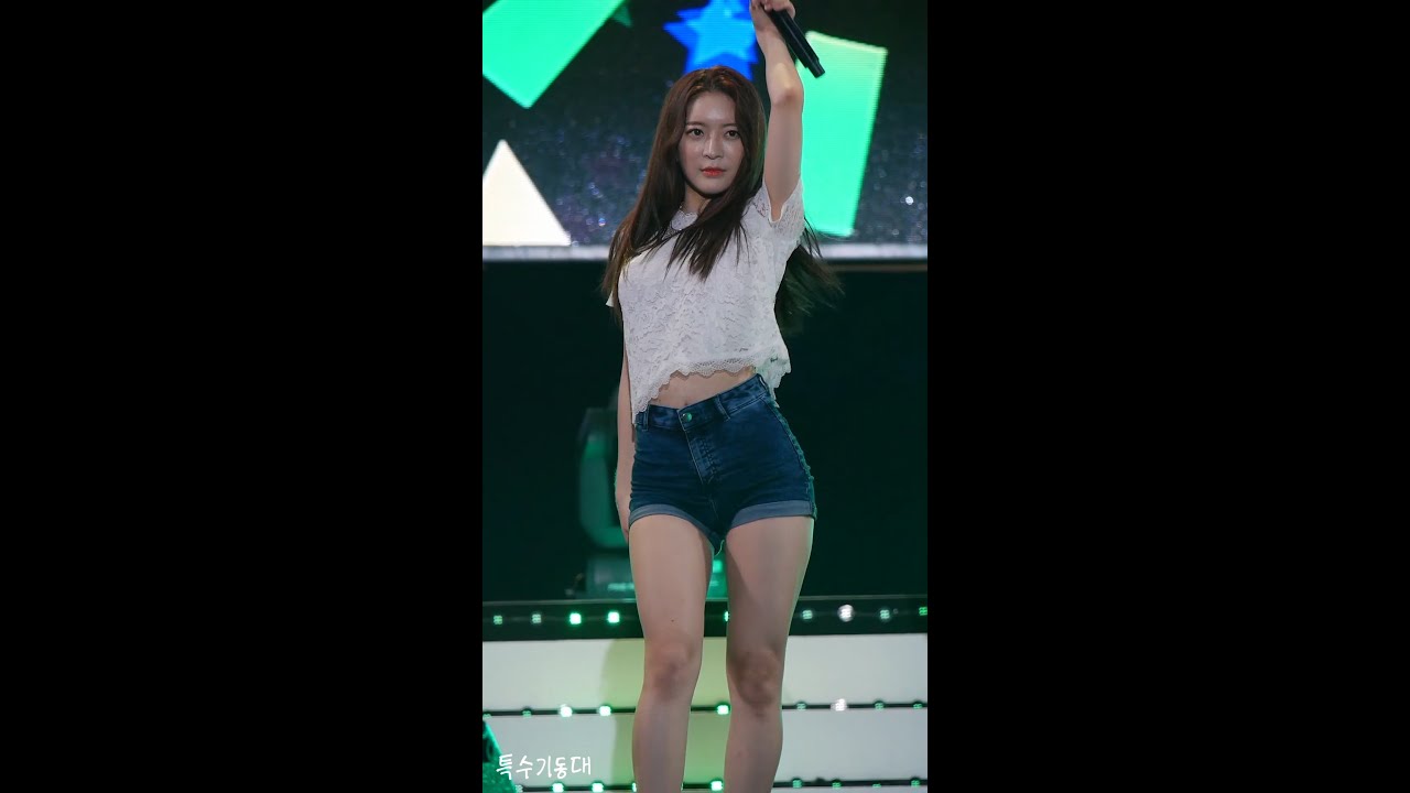 150801 달샤벳 부산바다축제 축하공연 있기 없기 아영 직캠