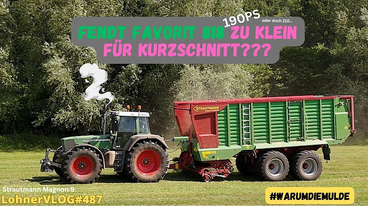 LohnerVLOG#487 Small power, short cut! Fendt Favorit 818 on the Strautmann Magnon 9-410 DO CFS