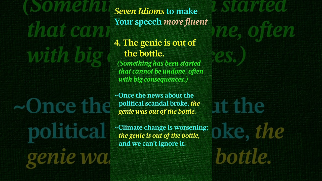 7 Powerful Idioms to Sound Fluent in English Instantly! #idioms