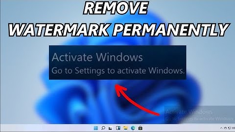 How to Remove Activate Windows 11 Watermark Permanently 2023 (QUICK & EASY)