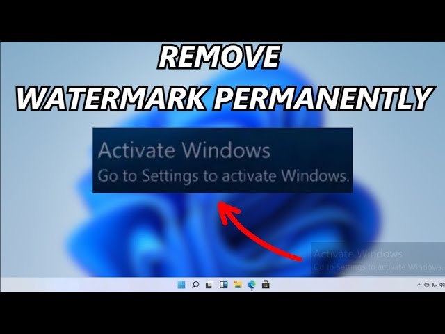 Remove Active Windows Remove Activate Windows 10 Watermark Permanently Message How To Get