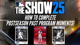 MLB the Show 25: How to Complete Postseason Past Program Moments