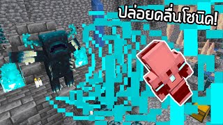 Warden โจมตีด้วยคลื่นโซนิค! - Minecraft Update 1.19 [Snapshot 22w15a]