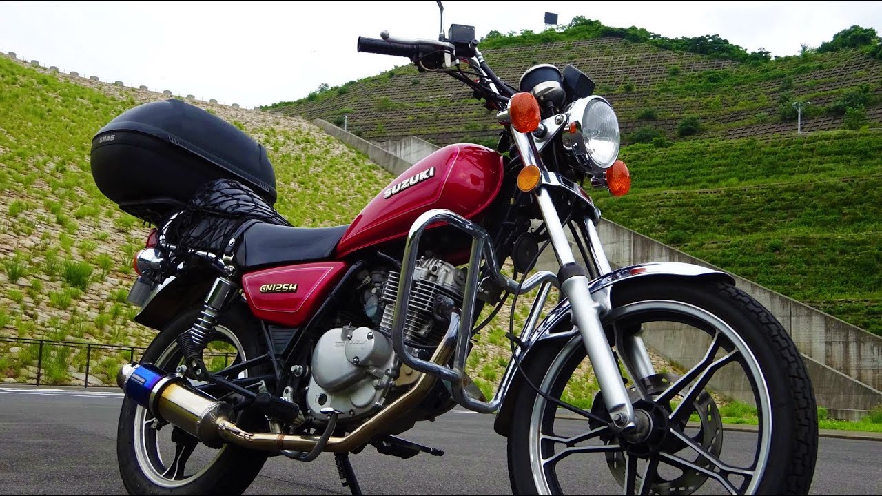 スズキ　GN125H 交換可 GN125Hのフューエルホース交換したりRピンに変更したりと小ネタ動画