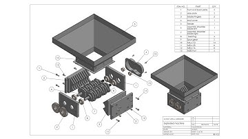 SOLIDWORKS TUTORIAL : SCRAP METAL SHREDDER PART 3/3