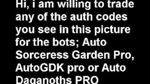 Trading Rsbots.net auth Codes