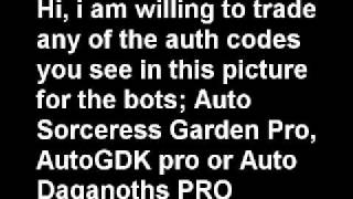 Trading Rsbots.net auth Codes
