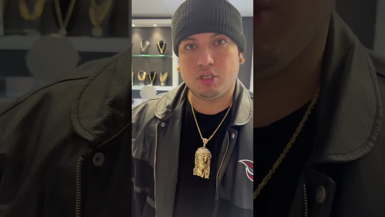 Dat Boy Lucky Gets New GOLD Jesus Piece at MONARKA Jewelry to match his ICED OUT ROLEX 💎💎💎