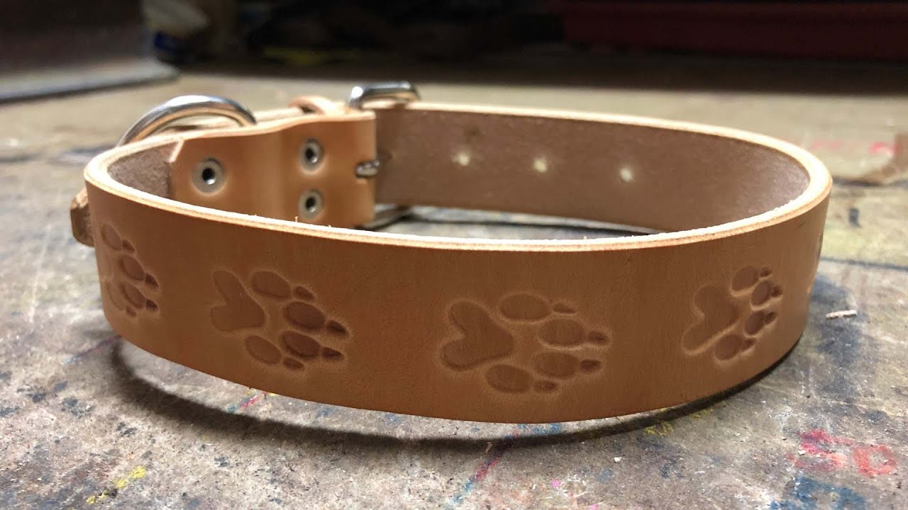 Výroba koženého obojku