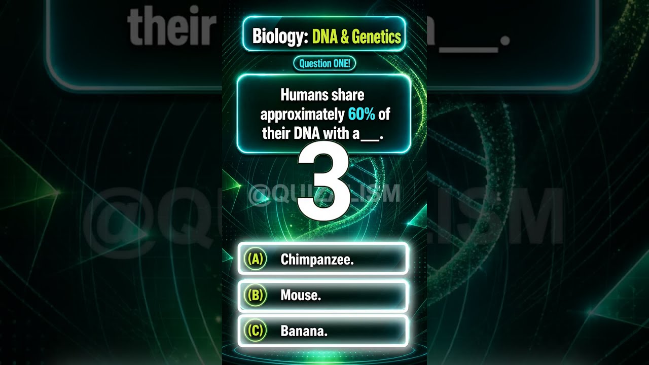 You Share 60% DNA With THIS Fruit (Genetics Quiz)
