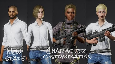 Character customization in PUBG New State