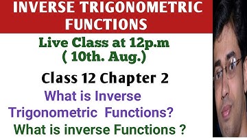 Target 100% Class 12 Inverse Trigonometric Functions | Cbse Class 12 Inverse Trigonometric Functions