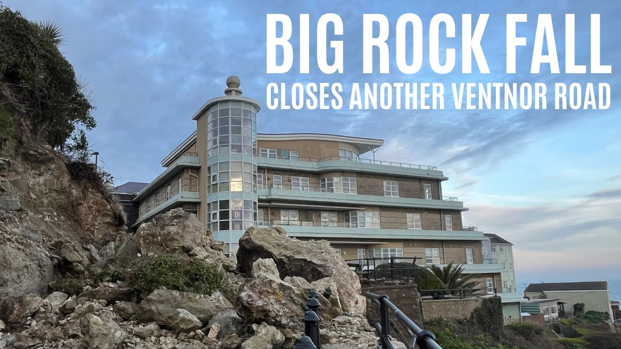 Another big landslip afflicts the Isle of Wight Undercliff