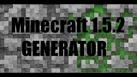 MINECRAFT 1.5.2 COBBLESTONE GENERATOR