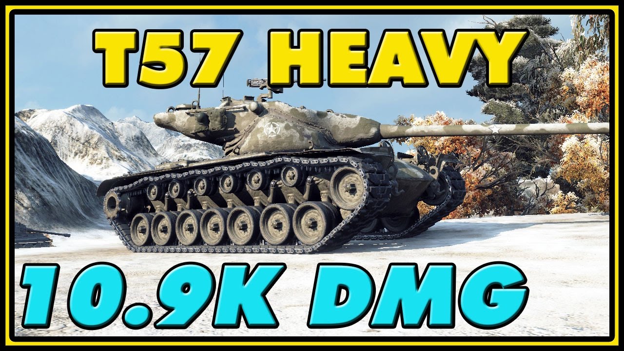 World of Tanks | T57 Heavy - 8 Kills - 10.9K Damage - YouTube