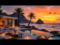 Gentle Bossa Nova Jazz And Ocean Waves Help Relieve Stress Sweet Jazz And A Cozy Sunset Sea View