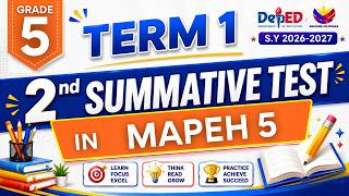 Grade 5 MAPEH – 2nd Summative Test with Answer Key Term 1
