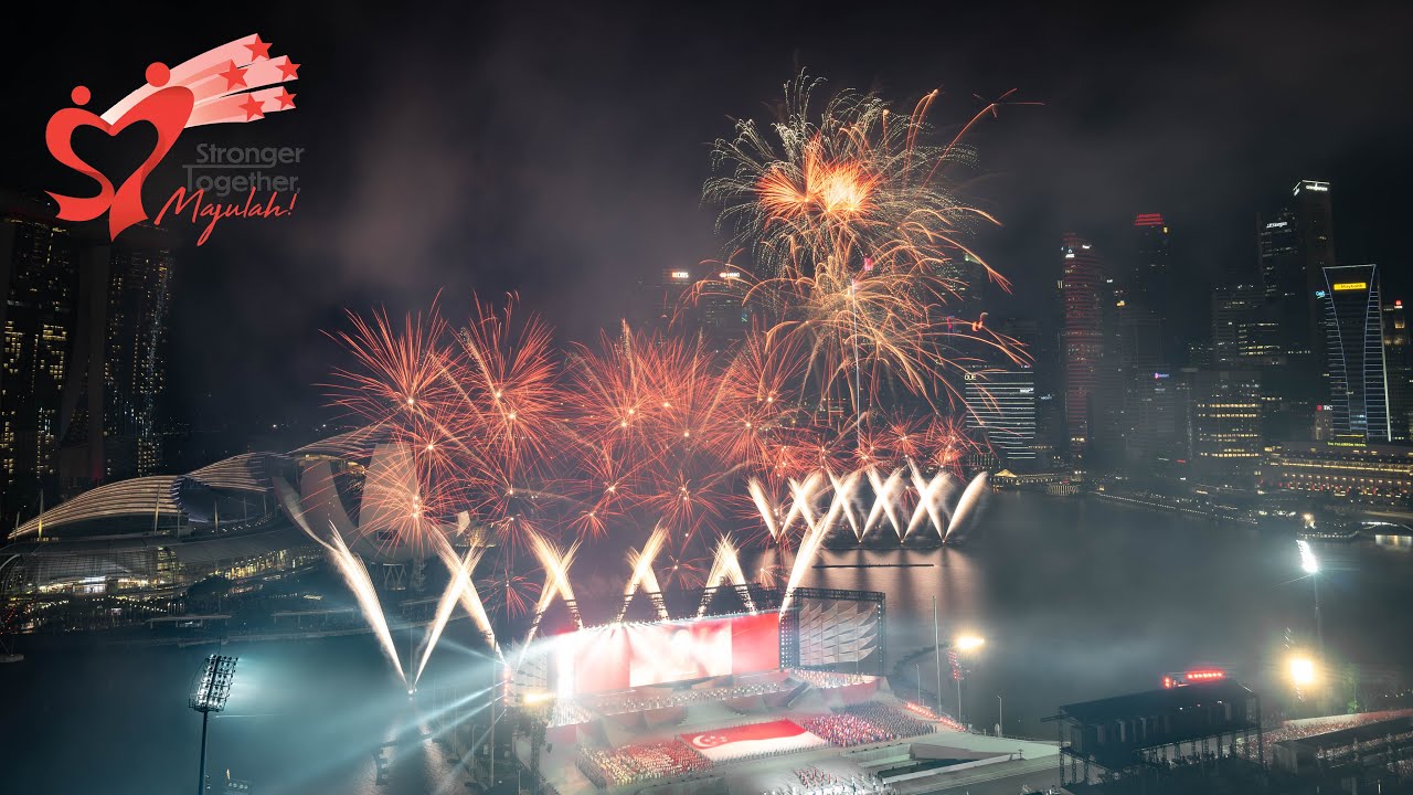 Singapore NDP 2022 Fireworks - 9 August [4K]