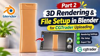 Blender 3D Rendering Tutorial | Prepare Your Model for CGTrader Upload