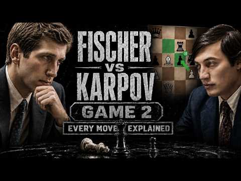 Fischer vs. Karpov, Game 2 -- 1975: The Reason Behind Every Move (Not a Simulation)