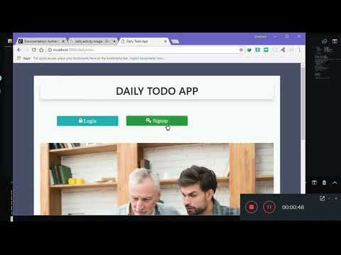JavaScript Project Ideas - #1 (Daily to-do app implemented with nodjs)